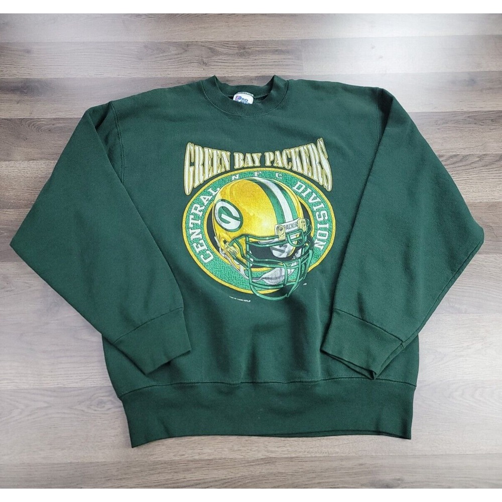 Vintage Green Bay Packers Sweatshirt Large NFL Football Crewneck 90s Pro Player